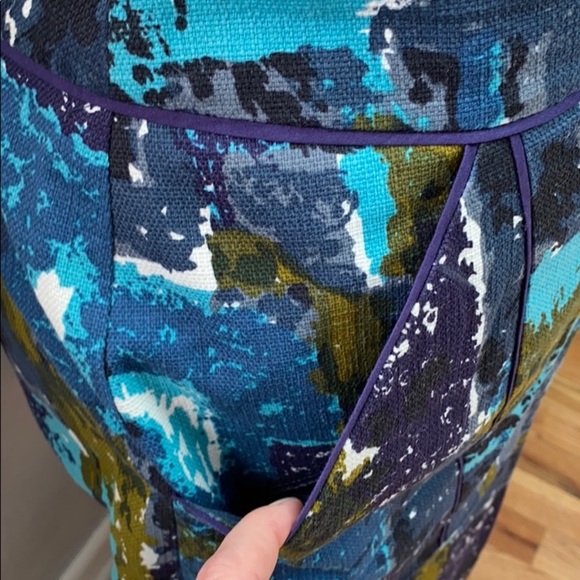 2/$30 Anthropologie Tabitha Watercolor Skirt - Picture 4 of 5